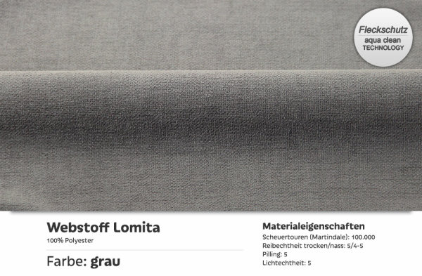 Lomita-Grau (klassisch gewebt)